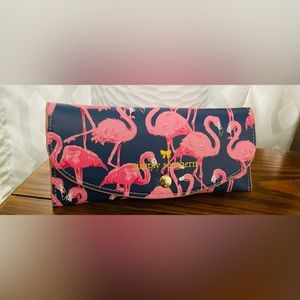 Simply Southern Navy Flamingo Wallet